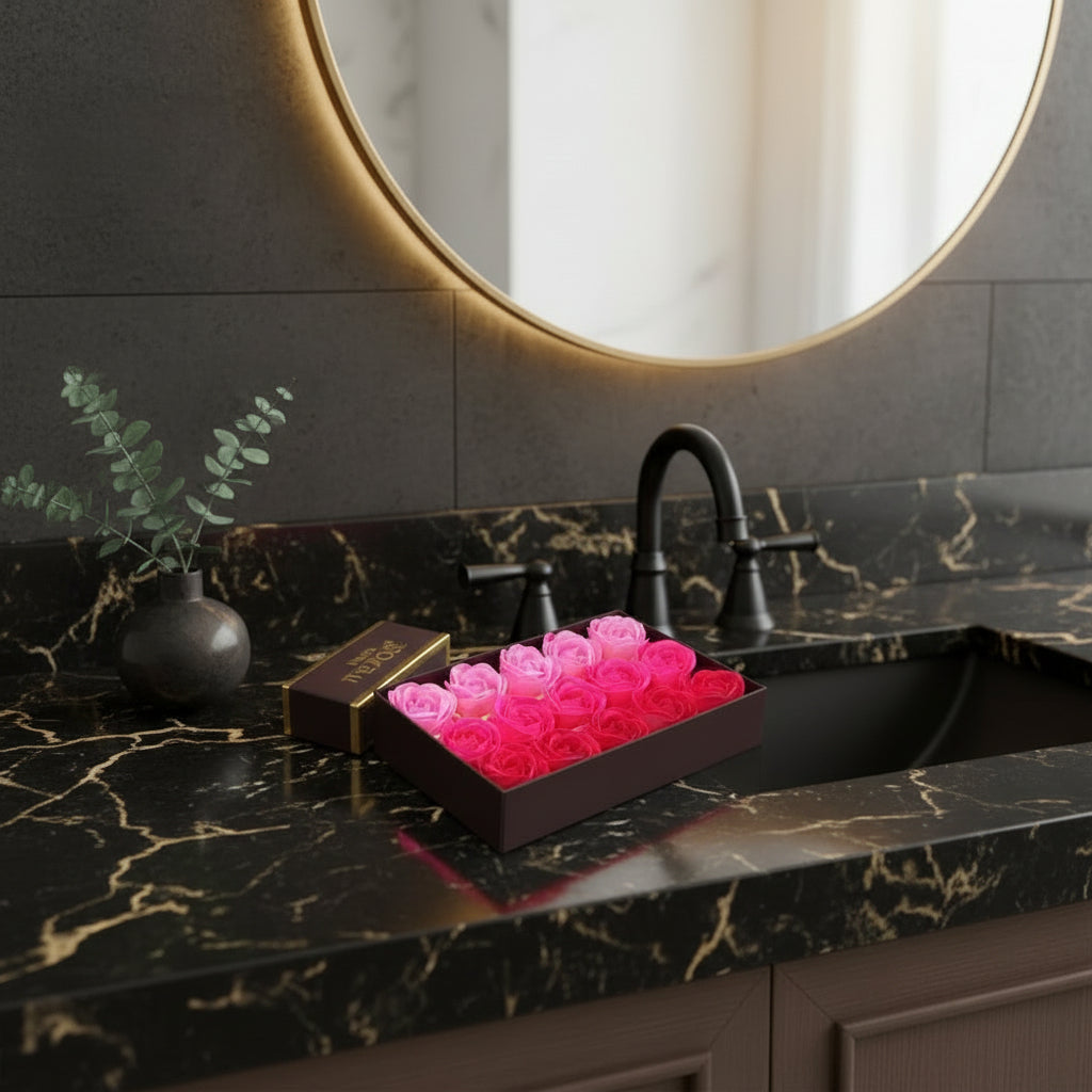 18 Pcs Rosas De Jabón En Caja De Regalo, Regalo Para El Día De San Valentín, Cumpleaños Regalo Ect